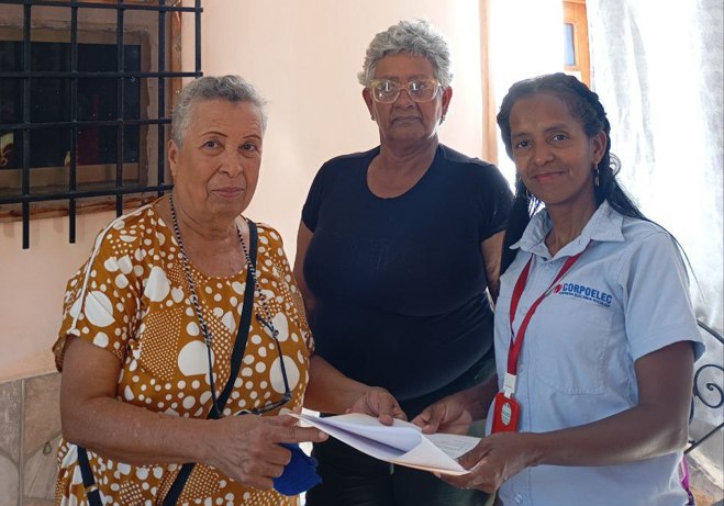 Promotores sociales de Fundelec brinda asesoría a sectores mirandinos