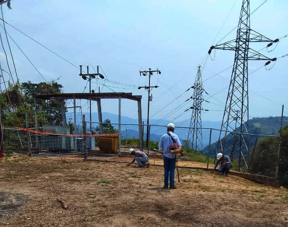 Realizan abordaje eléctrico en la Comuna Zamorana Guaraguata en La Guaira