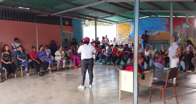 Bloque Social del SEN realiza abordaje en Comunidad de Caño Claro en Cojedes