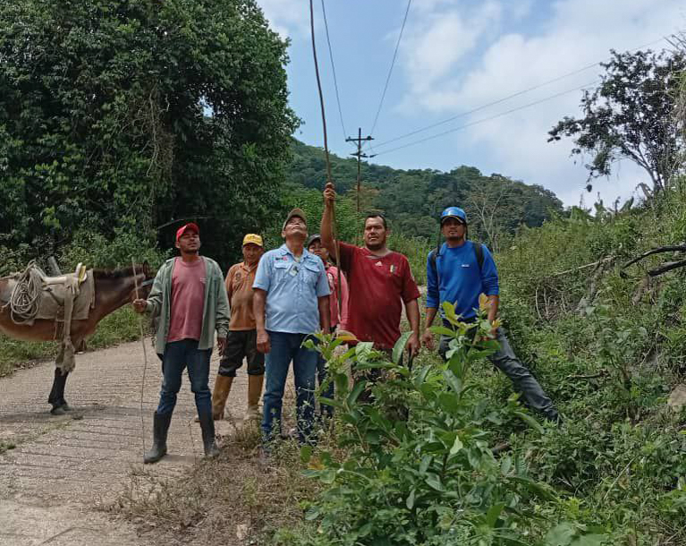 Fundelec realizó abordaje comunitario en el Consejo Comunal “El Mango Capiricual” en Monagas